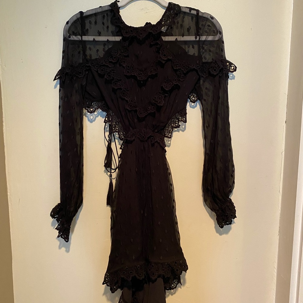 Zimmerman Dress - Black Lace